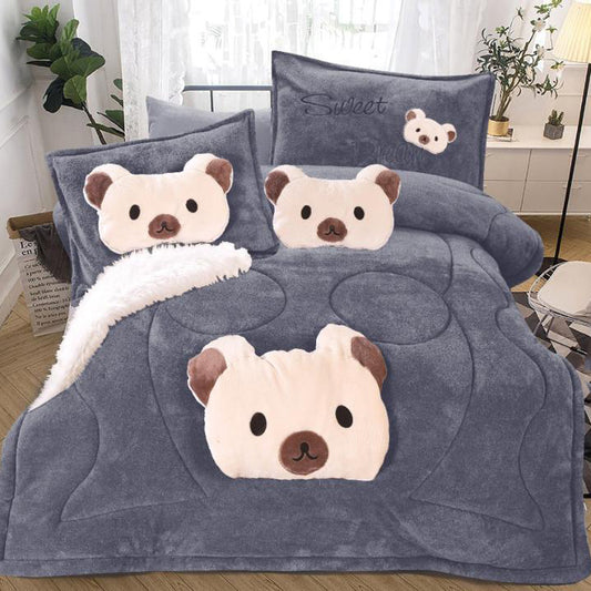 Kids Blanket Duvet - Gray (2 set)