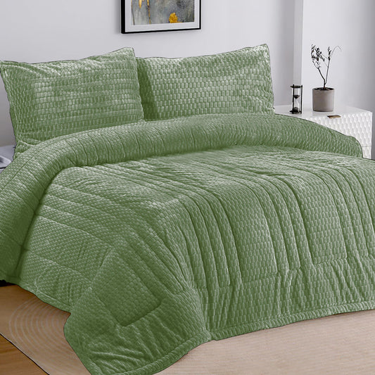 Blanket Duvet Set - Pistachio 3 pieces