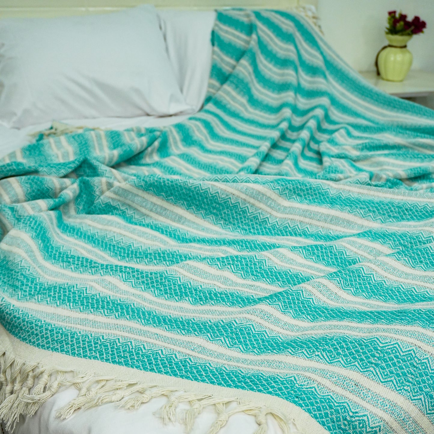 Cotton Coverlet - Verde