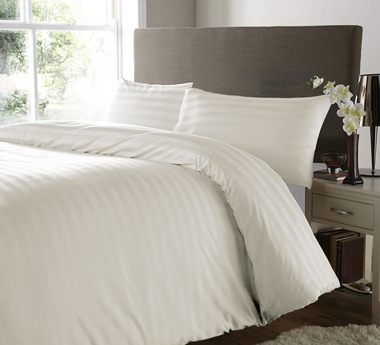 Stripe Satin Duvet Cover Set
