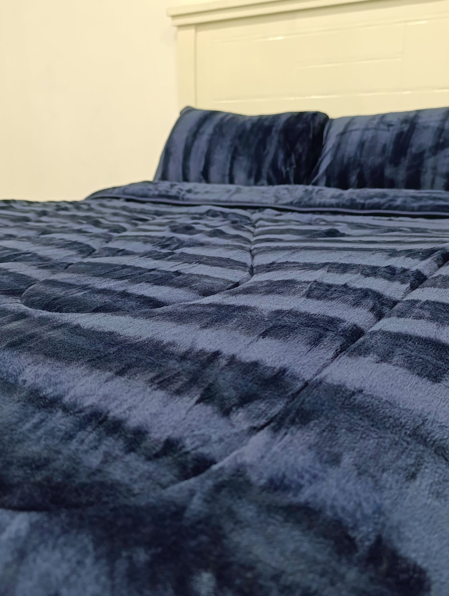 Blanket Duvet Set -Graphite Blue 3 pieces