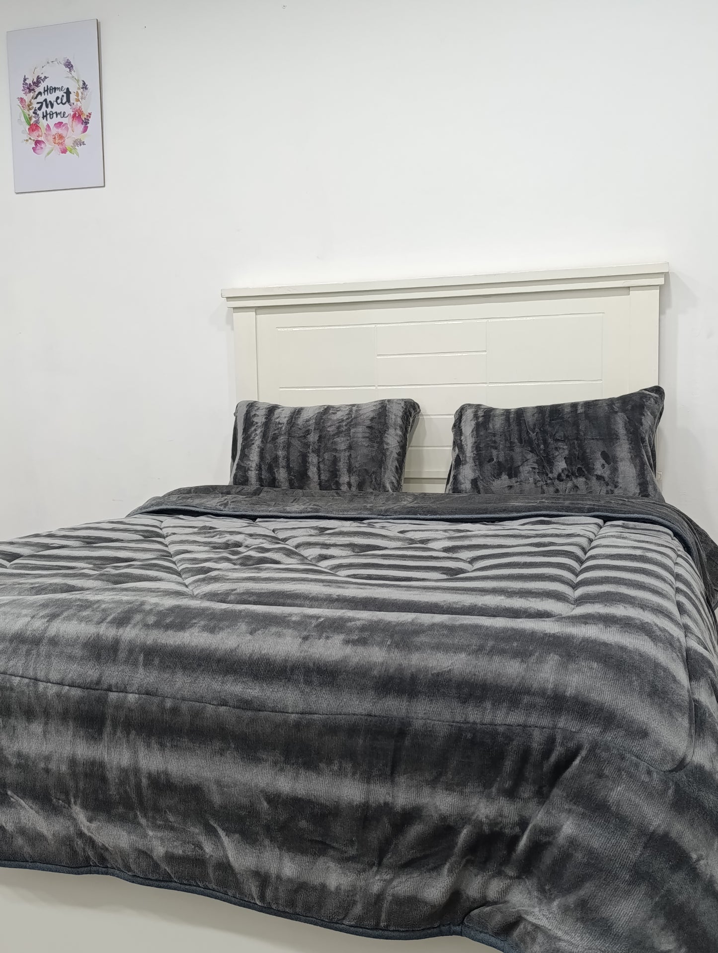Blanket Duvet Set -Gray 3 pieces