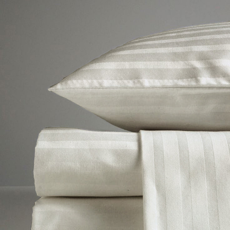 Stripe Satin Duvet Cover Set