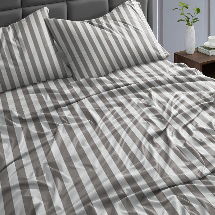 Cotton Bed Sheet Set - 3 Pieces  - Linea