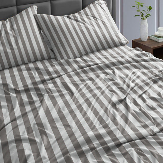 Cotton Bed Sheet Set - 3 Pieces  - Linea