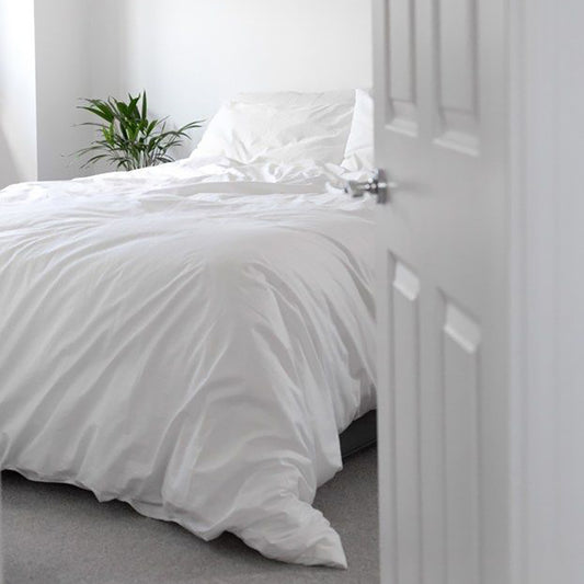 Percale Cotton Duvet Cover Set