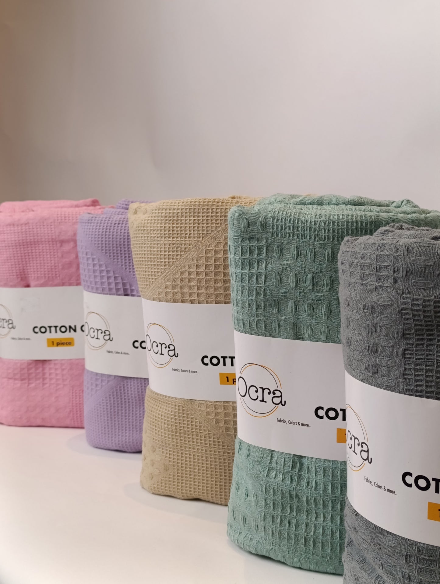 Cotton Coverlet - Gray