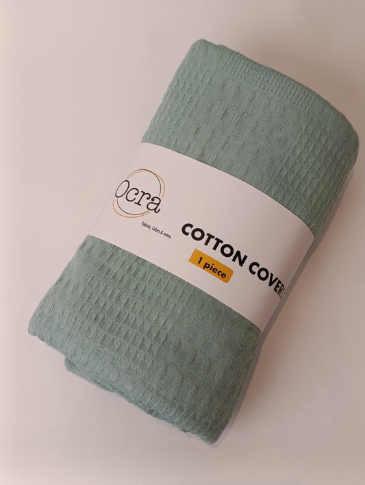 Cotton Coverlet - Pistachio