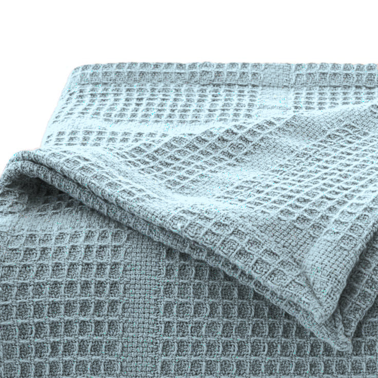 Cotton Coverlet - Baby Blue