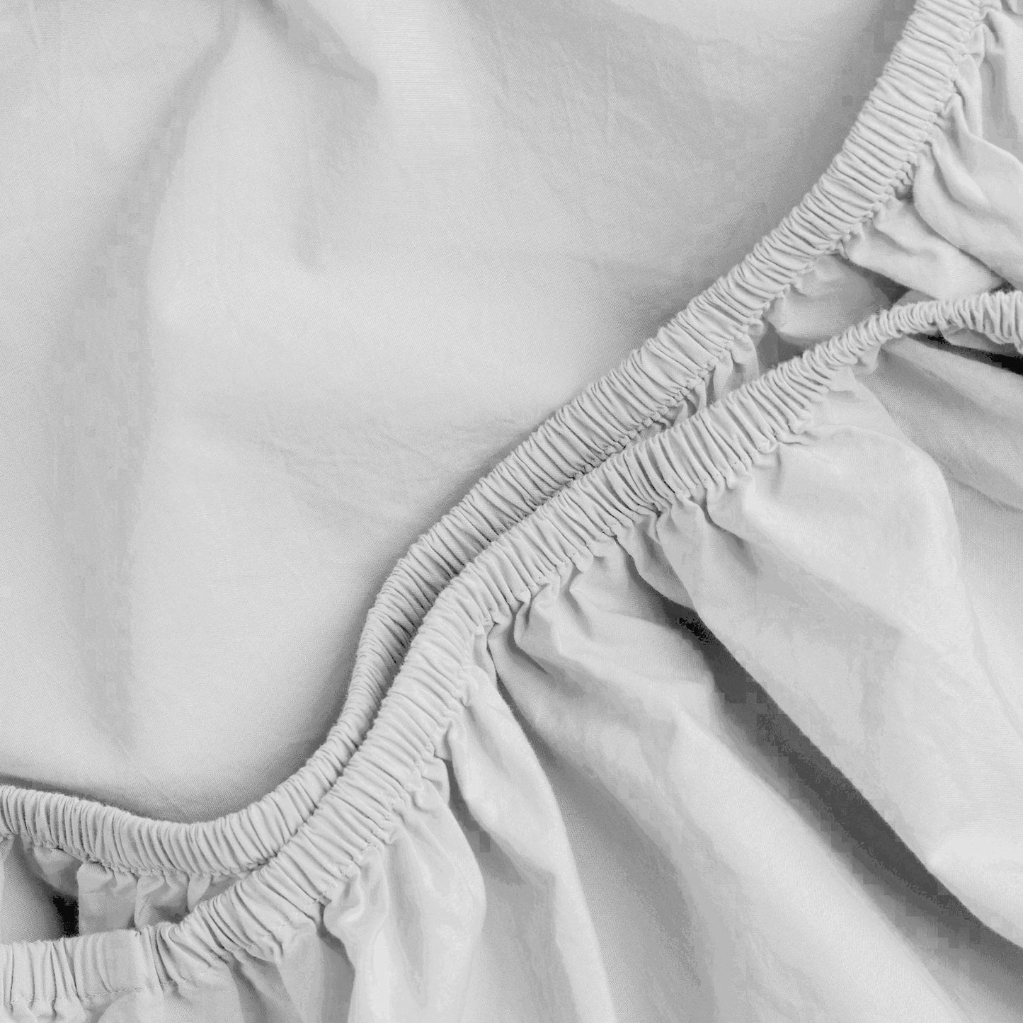 Solid Cotton Bedsheet Set 3 pieces