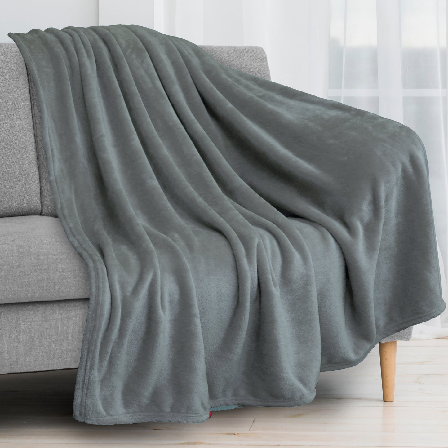Light Blanket - Silver gray