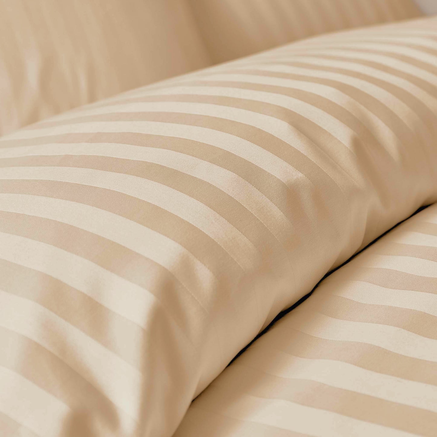 Stripe Satin Duvet Cover Set