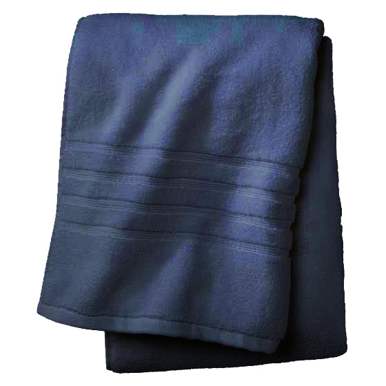 Bath towel Navy Blue