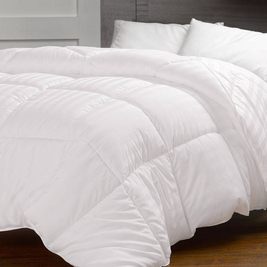 Winter Stripe Satin Duvet Set