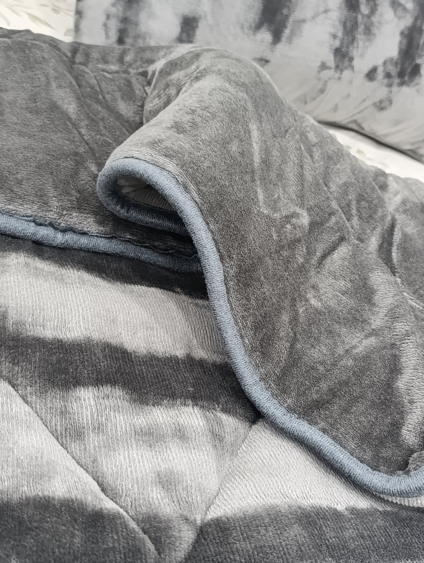 Blanket Duvet Set -Gray 3 pieces