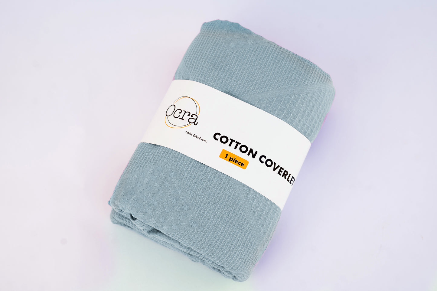 Cotton Coverlet - Baby Blue