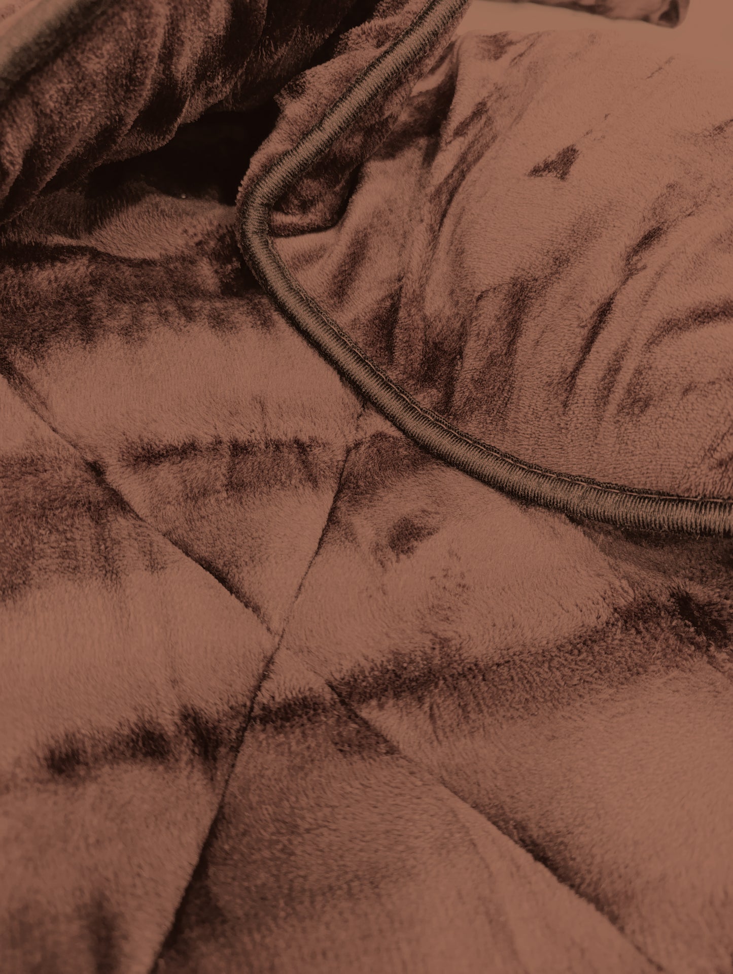 طقم لحاف بطانية  - بني 3 قطع