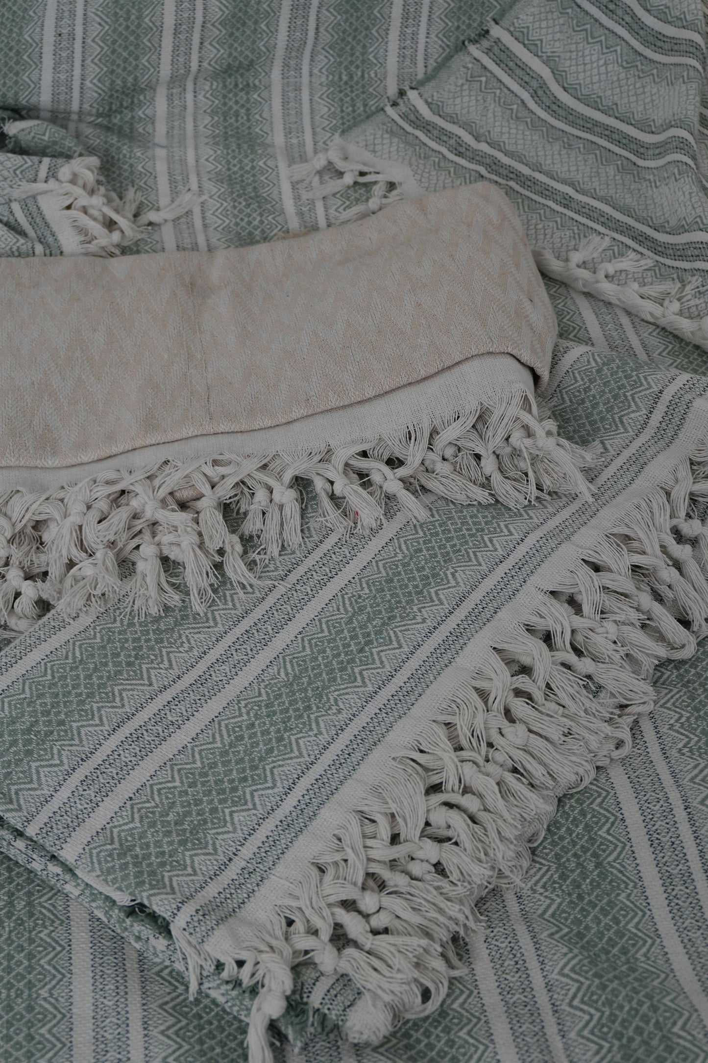 Cotton Coverlet - Verde