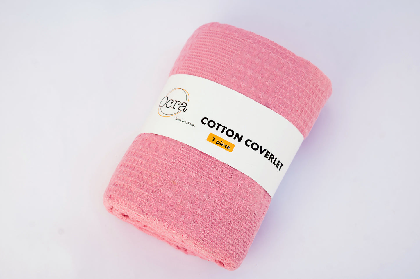 Cotton Coverlet - Pink