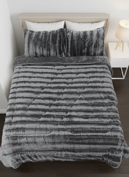 Blanket Duvet Set -Gray 3 pieces