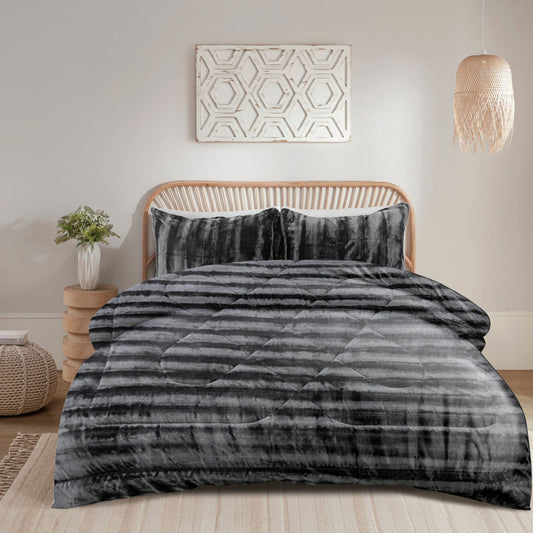 Blanket Duvet Set -Gray 3 pieces