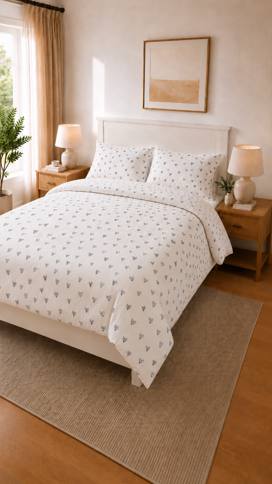 Cotton Duvet Cover Set - Juliette