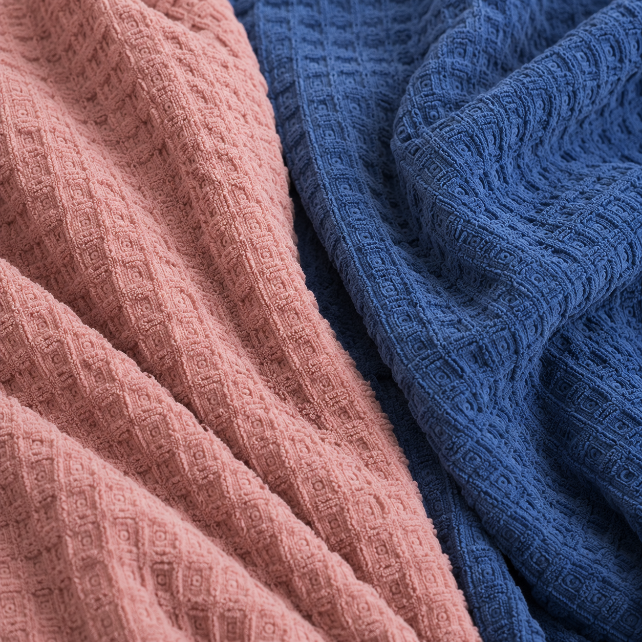 Egyptian Cotton Velvet Textured Bathrobe – Embossed Fabric