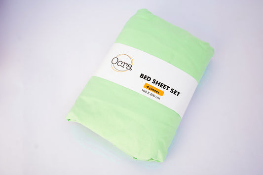 Microfiber Bed Sheet - Apple Green