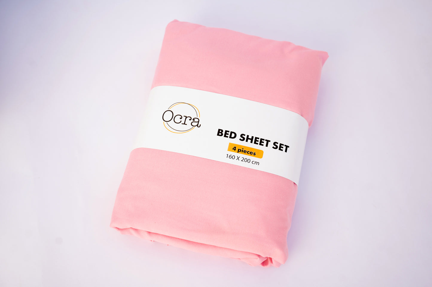 Microfiber Bed Sheet - Pink