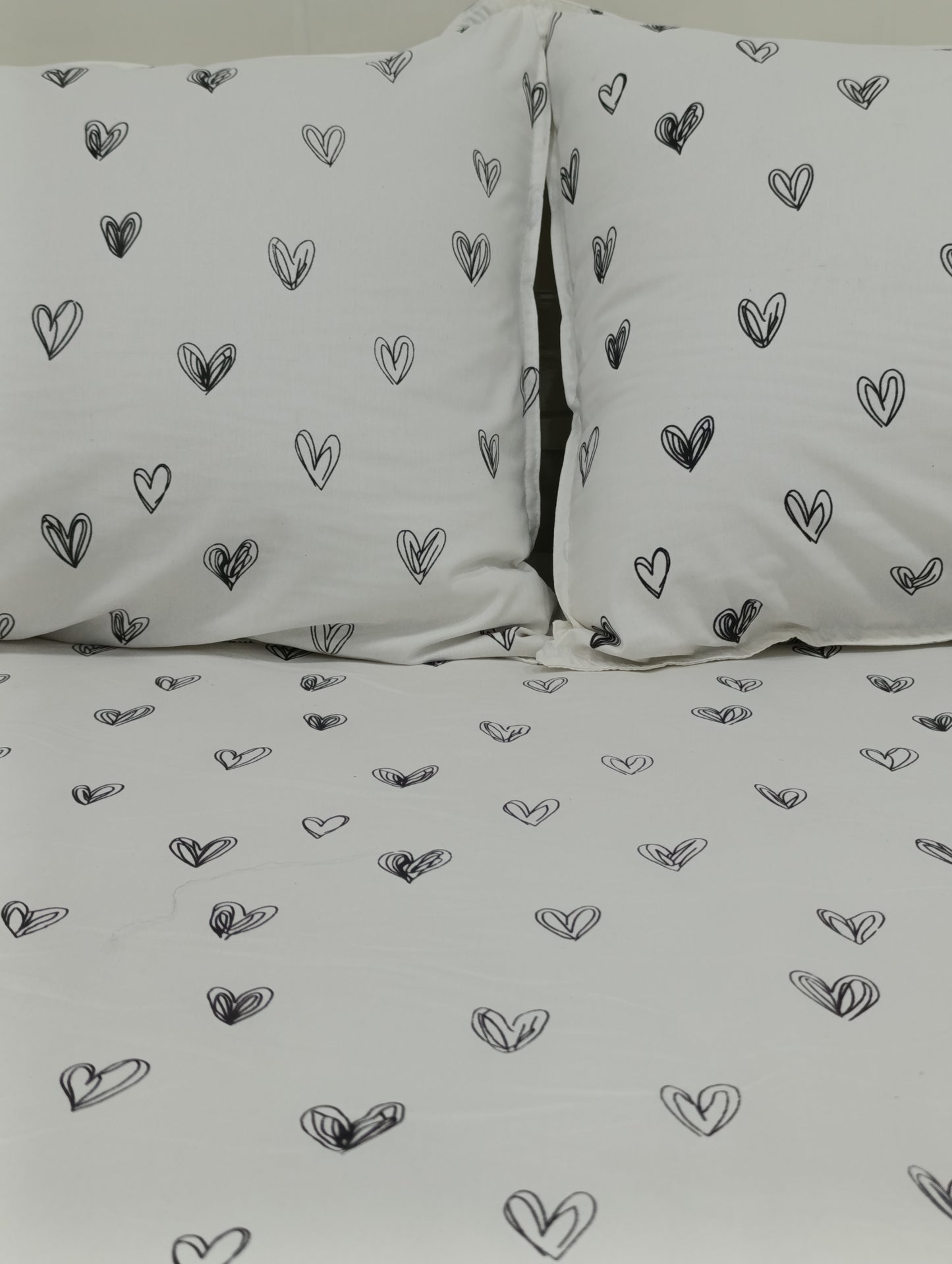 Cotton Bed Sheet Set - 3 Pieces  - Juliette