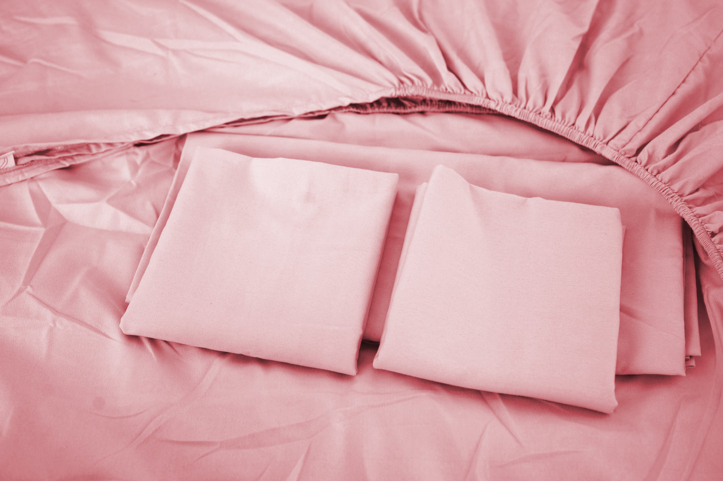 Microfiber Bed Sheet - Pink