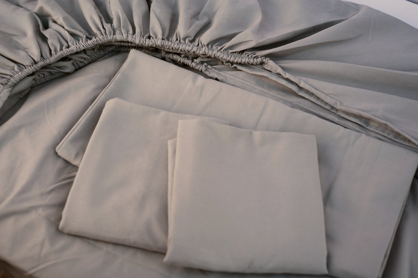 Microfiber Bed Sheet - Gray