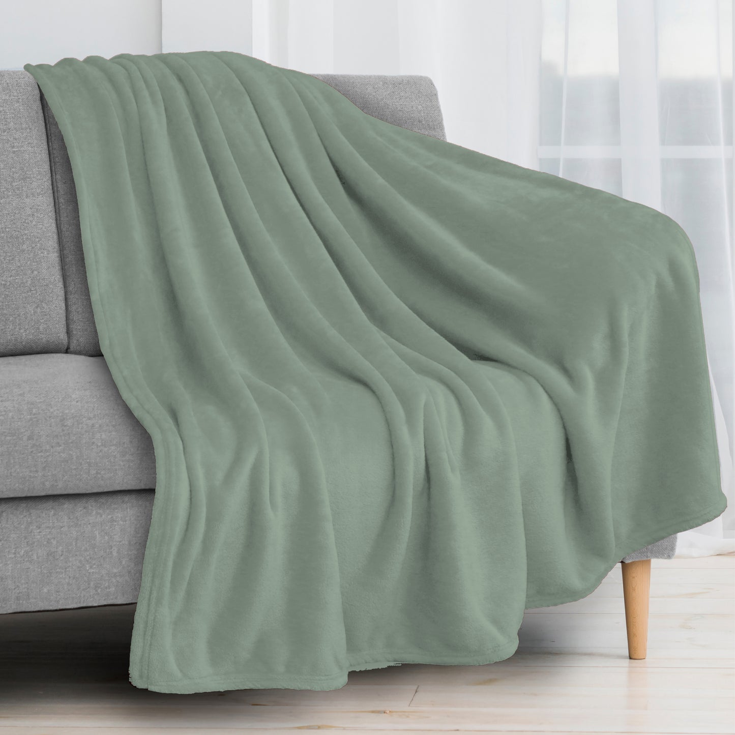 Light Blanket - Mint Green