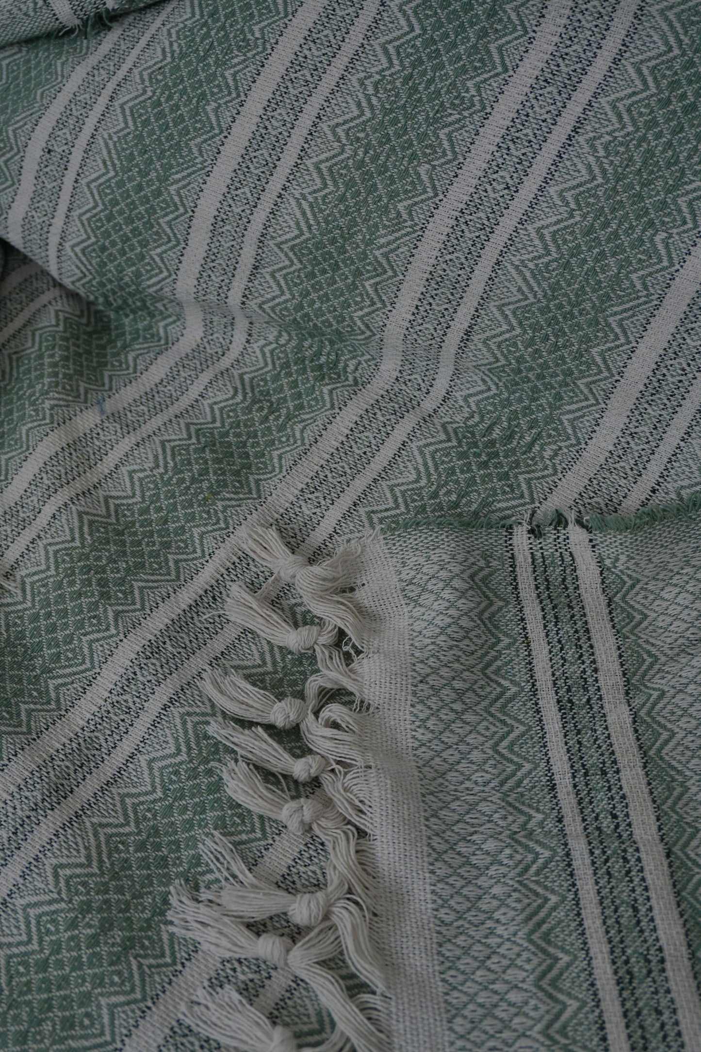Cotton Coverlet - Verde